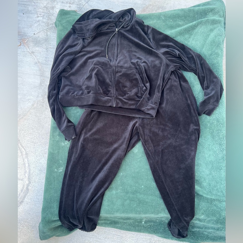 Velour track suit from Forever 21